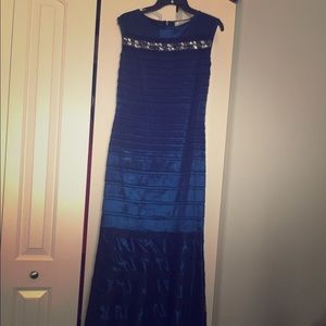 Navy blue elegant prom/evening gown